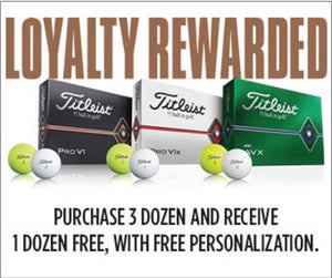 Titleist Buy 3 get 1 free