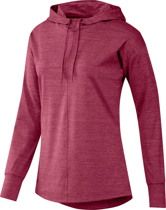 Womens Essential Heathered Hoodie